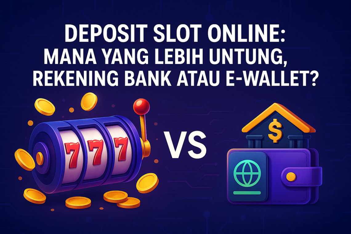 Keuntungan Deposit Slot Online Menggunakan Rekening Bank atau E-Wallet